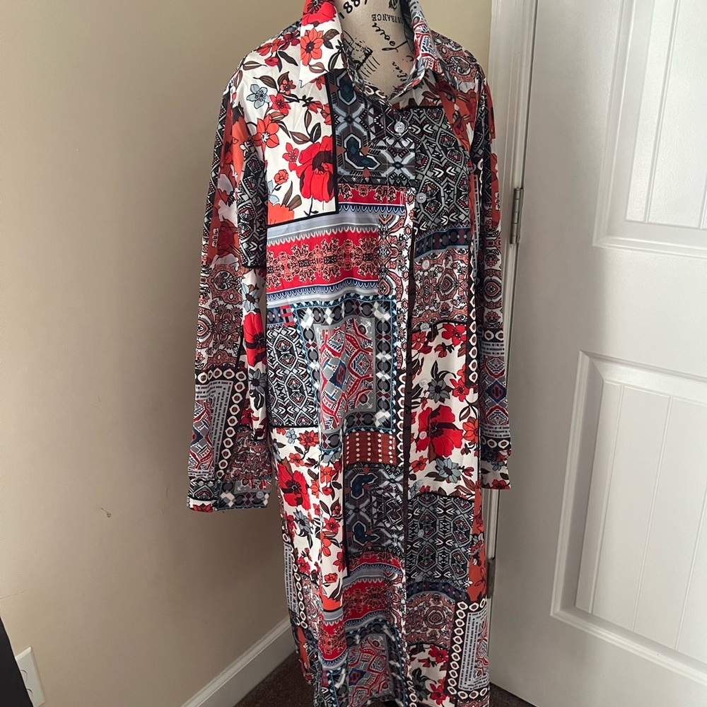 Boho Style Button Up - Picture 3 of 6